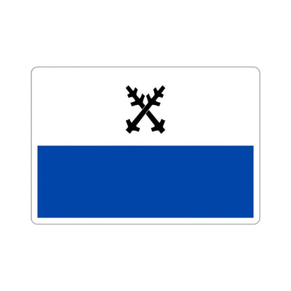 Flag of Česká Lípa Czech Republic STICKER Vinyl Die-Cut Decal 3 Inch - The Sticker Space