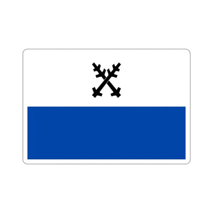 Flag of Česká Lípa Czech Republic STICKER Vinyl Die-Cut Decal 4 Inch - The Sticker Space