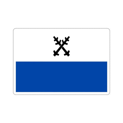 Flag of Česká Lípa Czech Republic STICKER Vinyl Die-Cut Decal 5 Inch - The Sticker Space