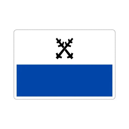 Flag of Česká Lípa Czech Republic STICKER Vinyl Die-Cut Decal 6 Inch - The Sticker Space