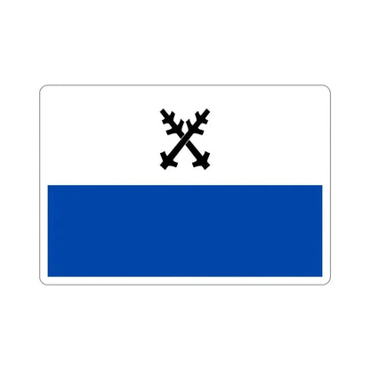 Flag of Česká Lípa Czech Republic STICKER Vinyl Die-Cut Decal 6 Inch - The Sticker Space