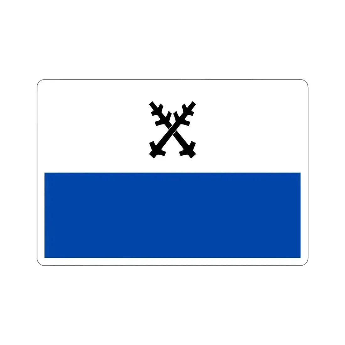 Flag of Česká Lípa Czech Republic STICKER Vinyl Die-Cut Decal - The Sticker Space