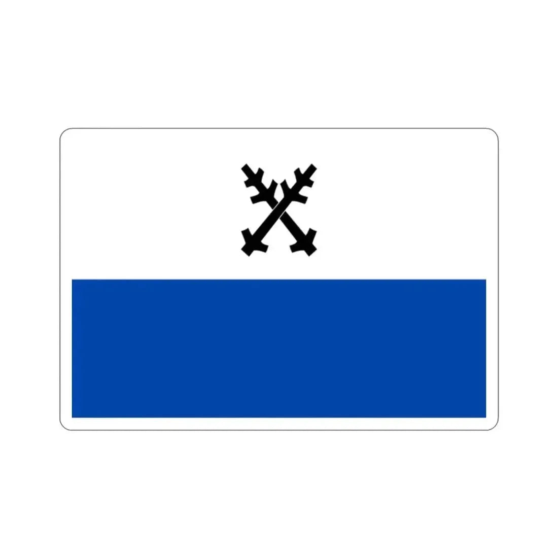 Flag of Česká Lípa Czech Republic STICKER Vinyl Die-Cut Decal - The Sticker Space