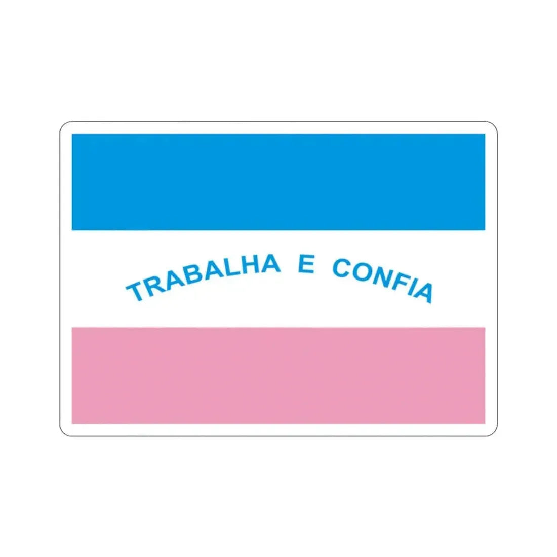 Flag of Espírito Santo Brazil STICKER Vinyl Die-Cut Decal 2 Inch - The Sticker Space