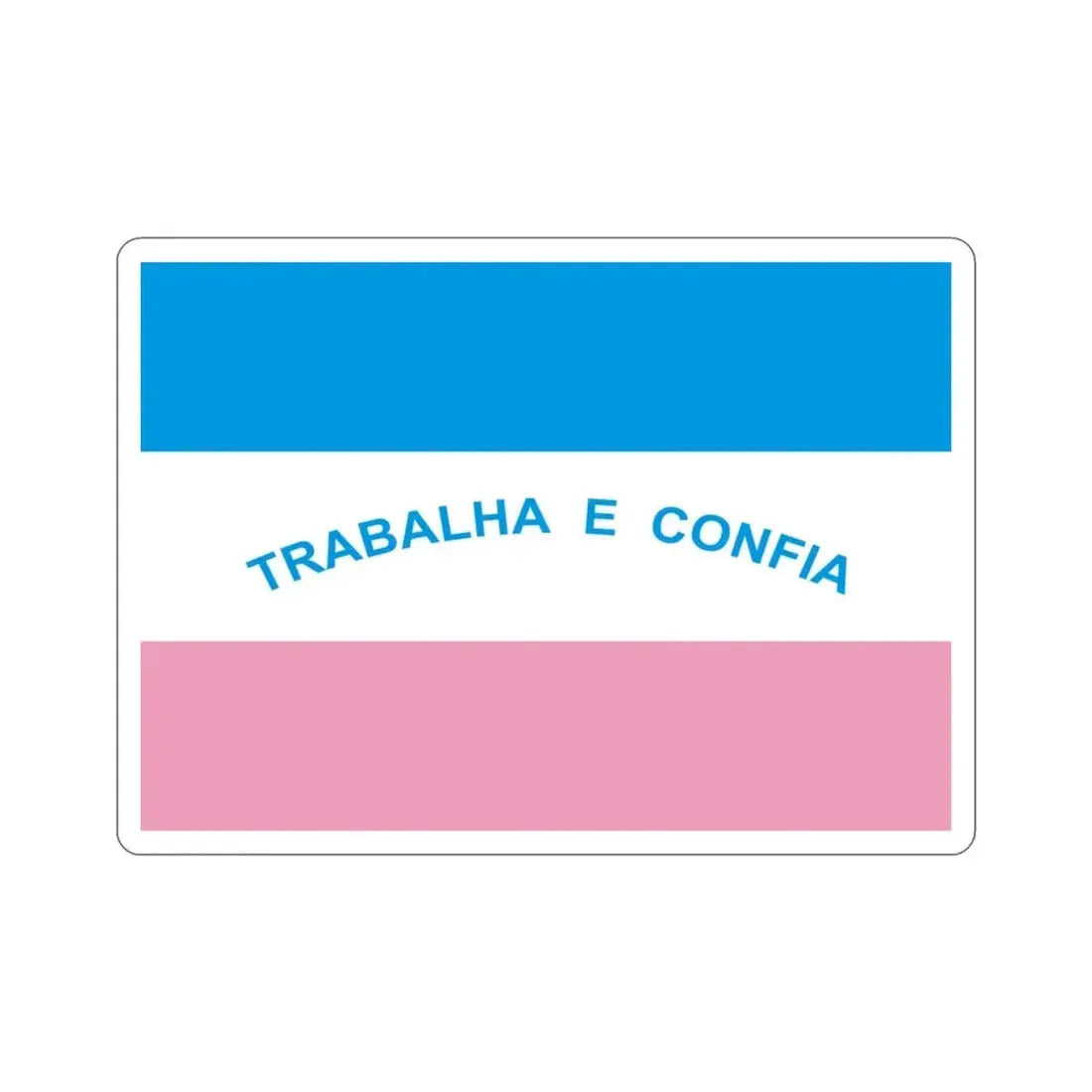 Flag of Espírito Santo Brazil STICKER Vinyl Die-Cut Decal 3 Inch - The Sticker Space