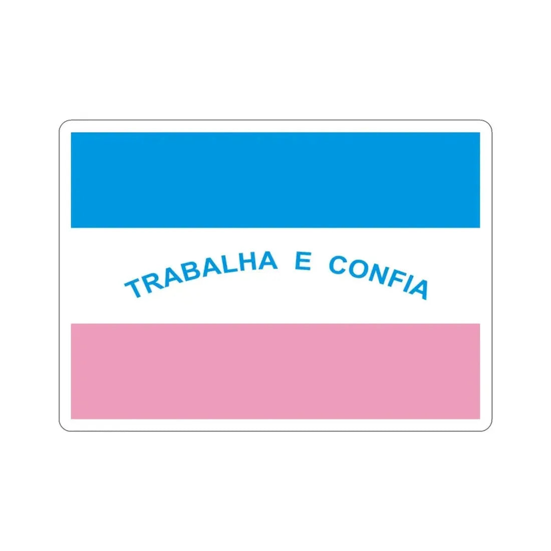 Flag of Espírito Santo Brazil STICKER Vinyl Die-Cut Decal 3 Inch - The Sticker Space