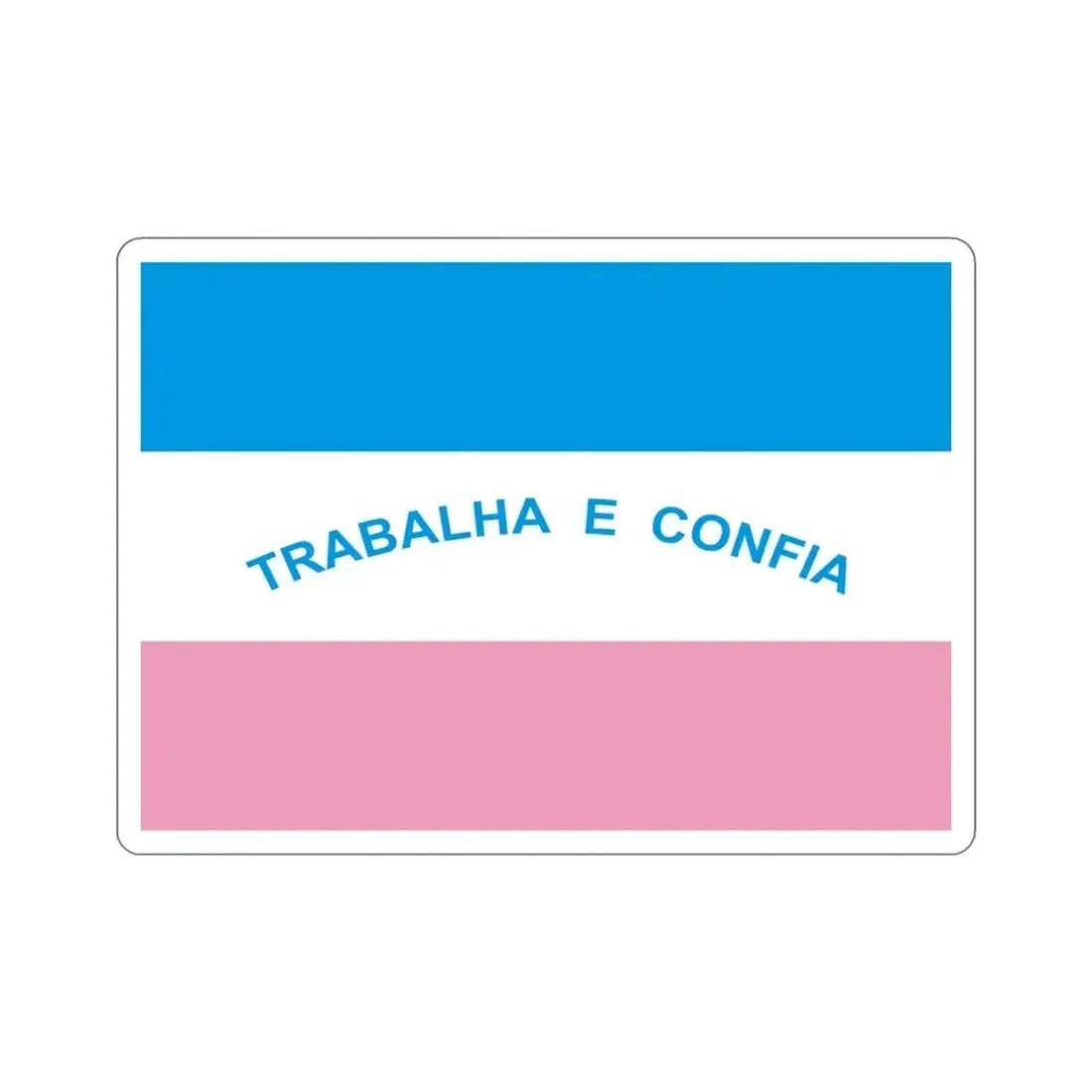 Flag of Espírito Santo Brazil STICKER Vinyl Die-Cut Decal 4 Inch - The Sticker Space