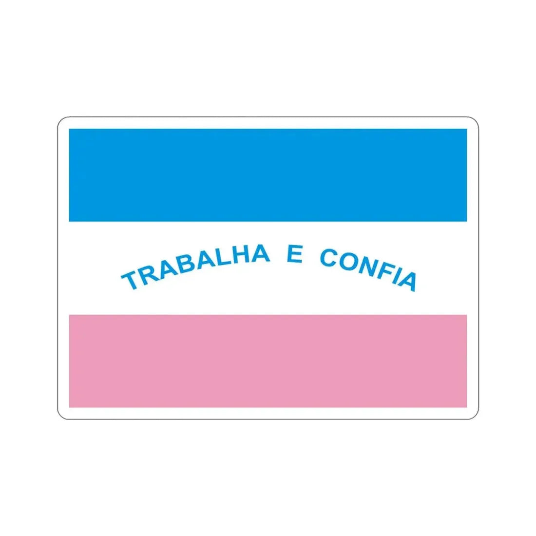 Flag of Espírito Santo Brazil STICKER Vinyl Die-Cut Decal 4 Inch - The Sticker Space