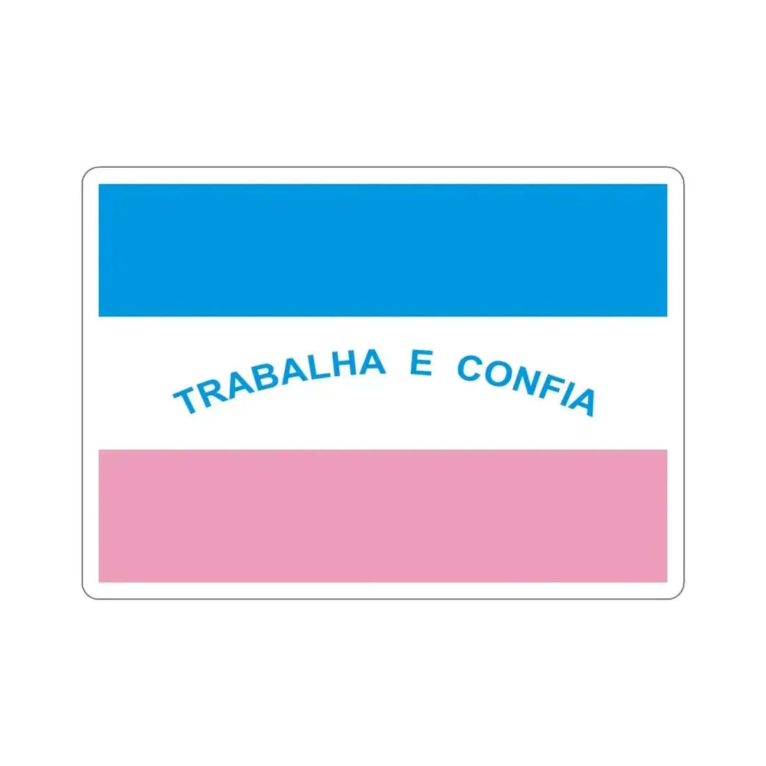 Flag of Espírito Santo Brazil STICKER Vinyl Die-Cut Decal 5 Inch - The Sticker Space