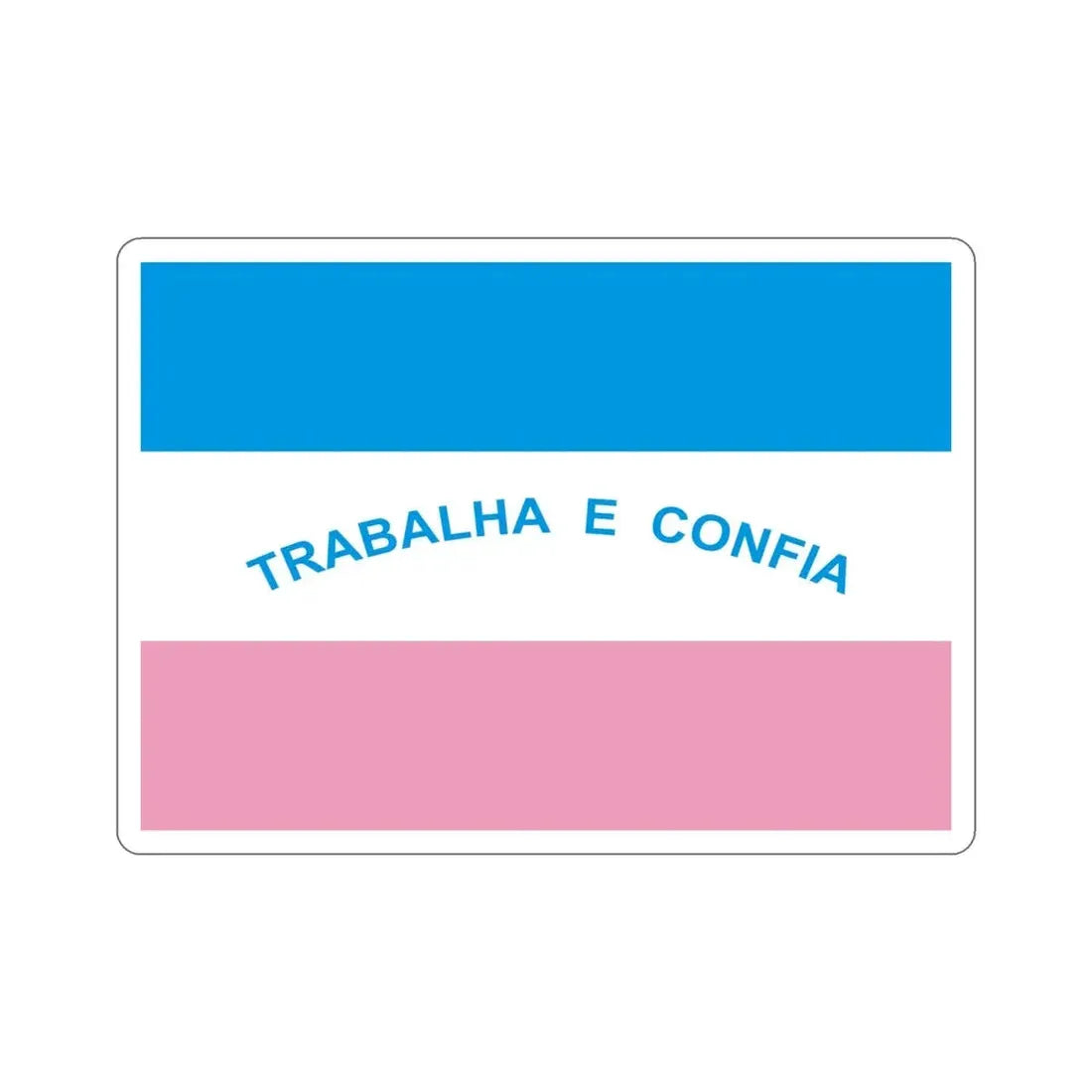 Flag of Espírito Santo Brazil STICKER Vinyl Die-Cut Decal 5 Inch - The Sticker Space