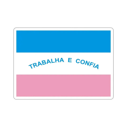 Flag of Espírito Santo Brazil STICKER Vinyl Die-Cut Decal 6 Inch - The Sticker Space