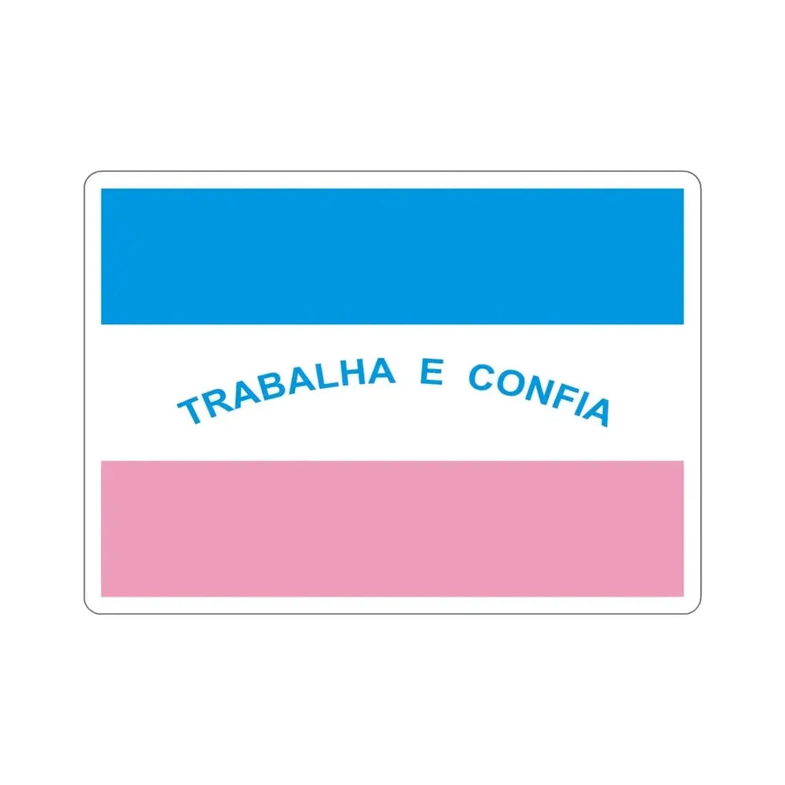 Flag of Espírito Santo Brazil STICKER Vinyl Die-Cut Decal 6 Inch - The Sticker Space