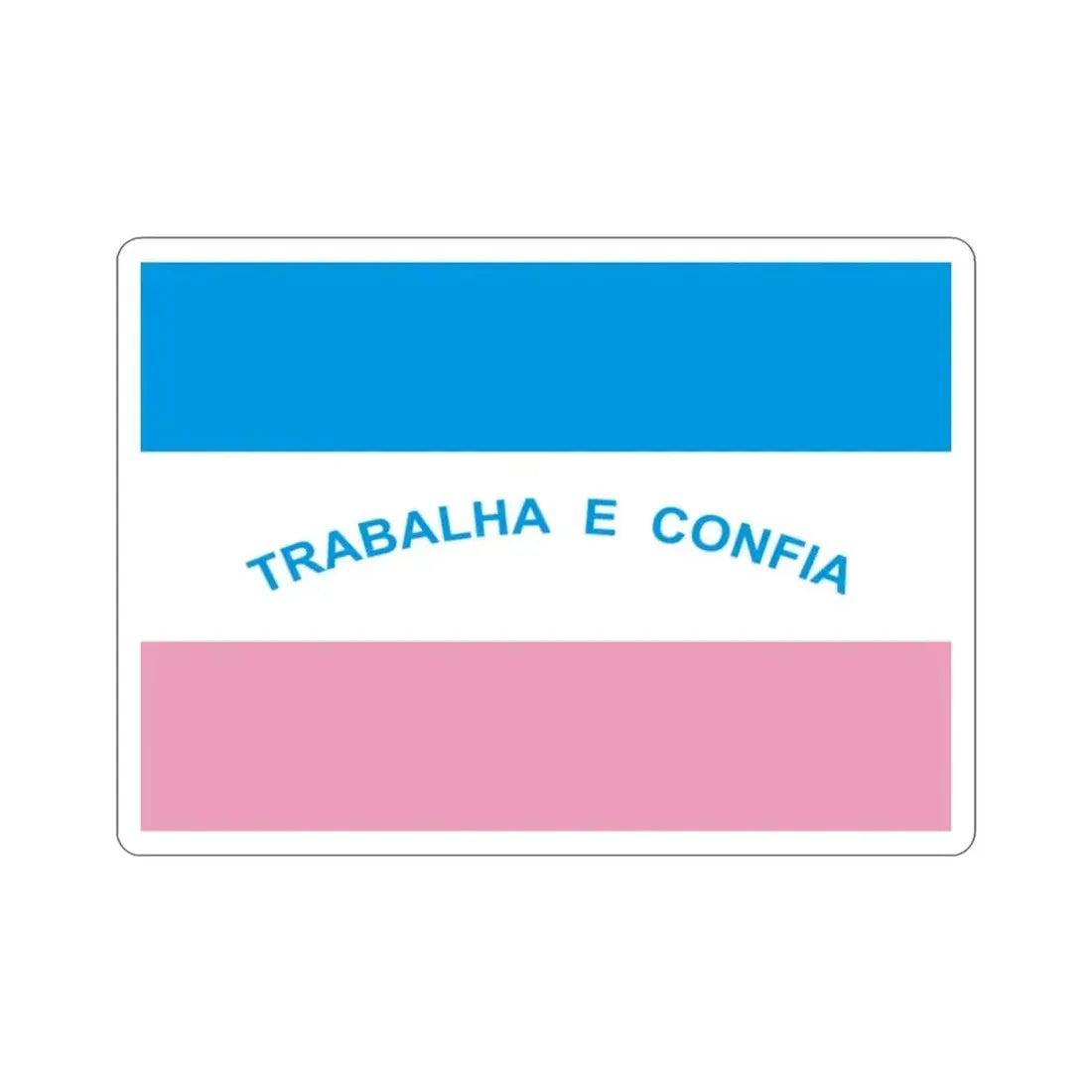 Flag of Espírito Santo Brazil STICKER Vinyl Die-Cut Decal - The Sticker Space