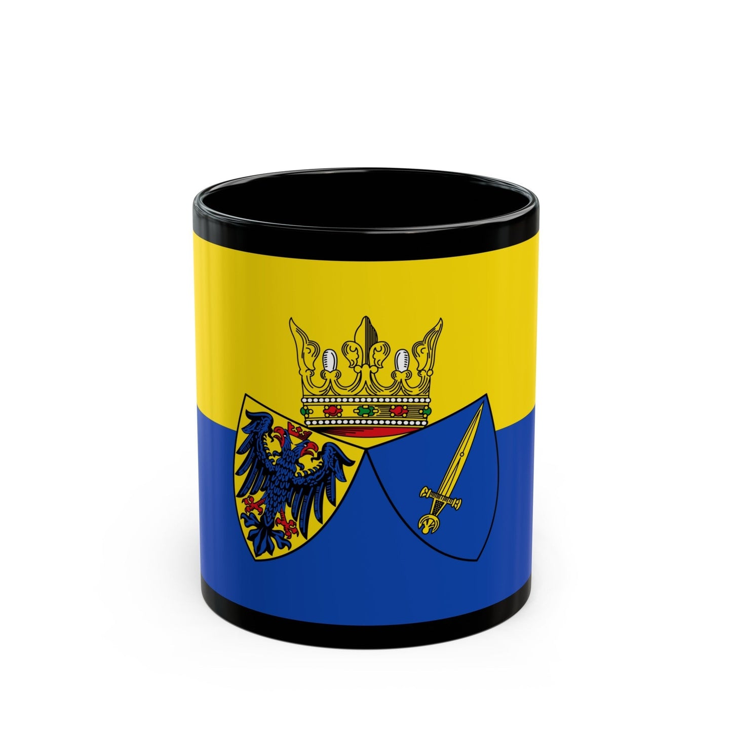 Flag of Essen Germany - Black Coffee Mug-11oz-The Sticker Space