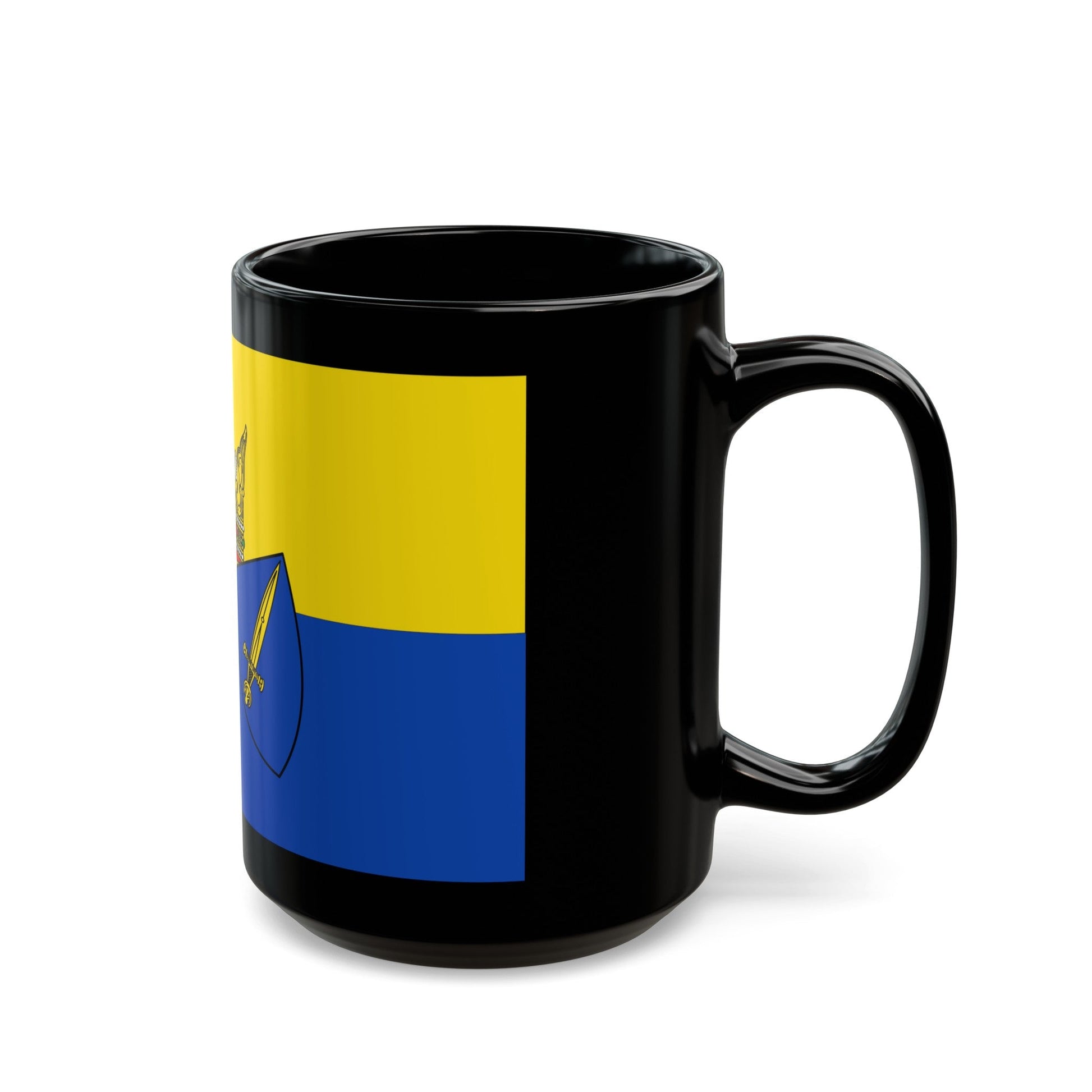 Flag of Essen Germany - Black Coffee Mug-The Sticker Space