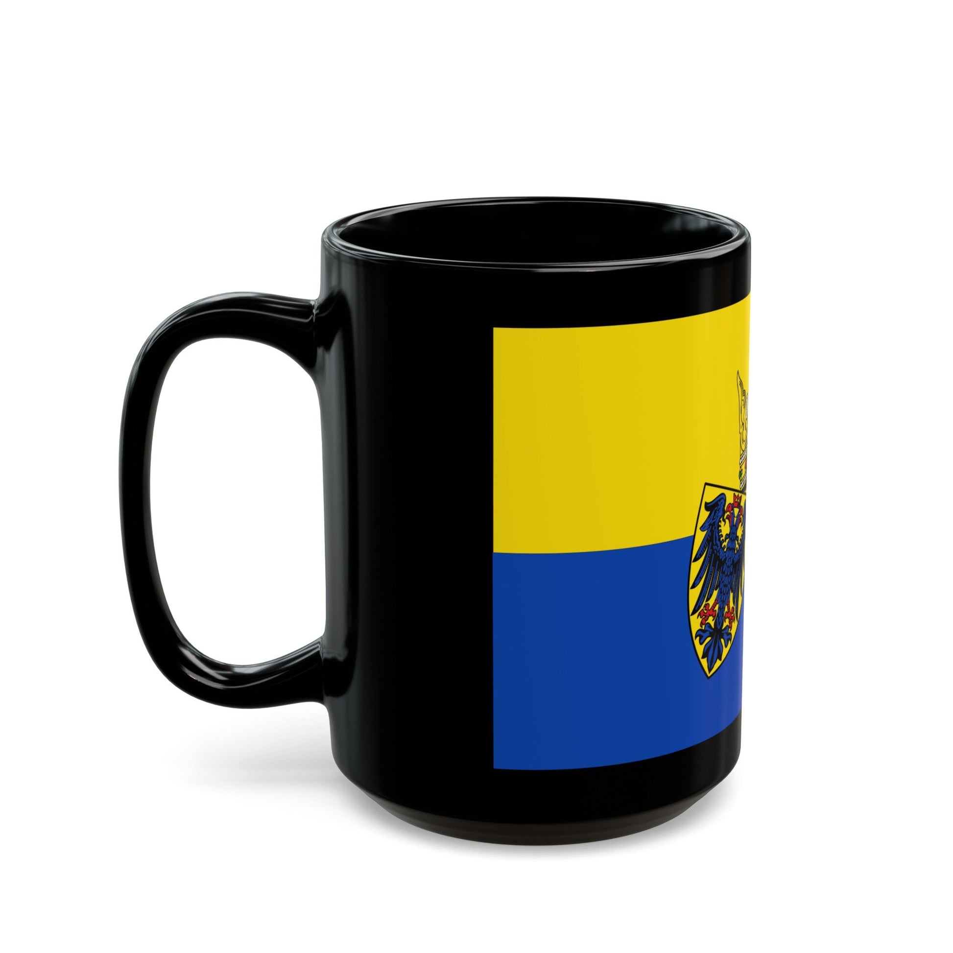 Flag of Essen Germany - Black Coffee Mug-The Sticker Space