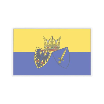 Flag of Essen Germany - STICKER Vinyl Kiss-Cut Decal 3 Inch Transparent - The Sticker Space