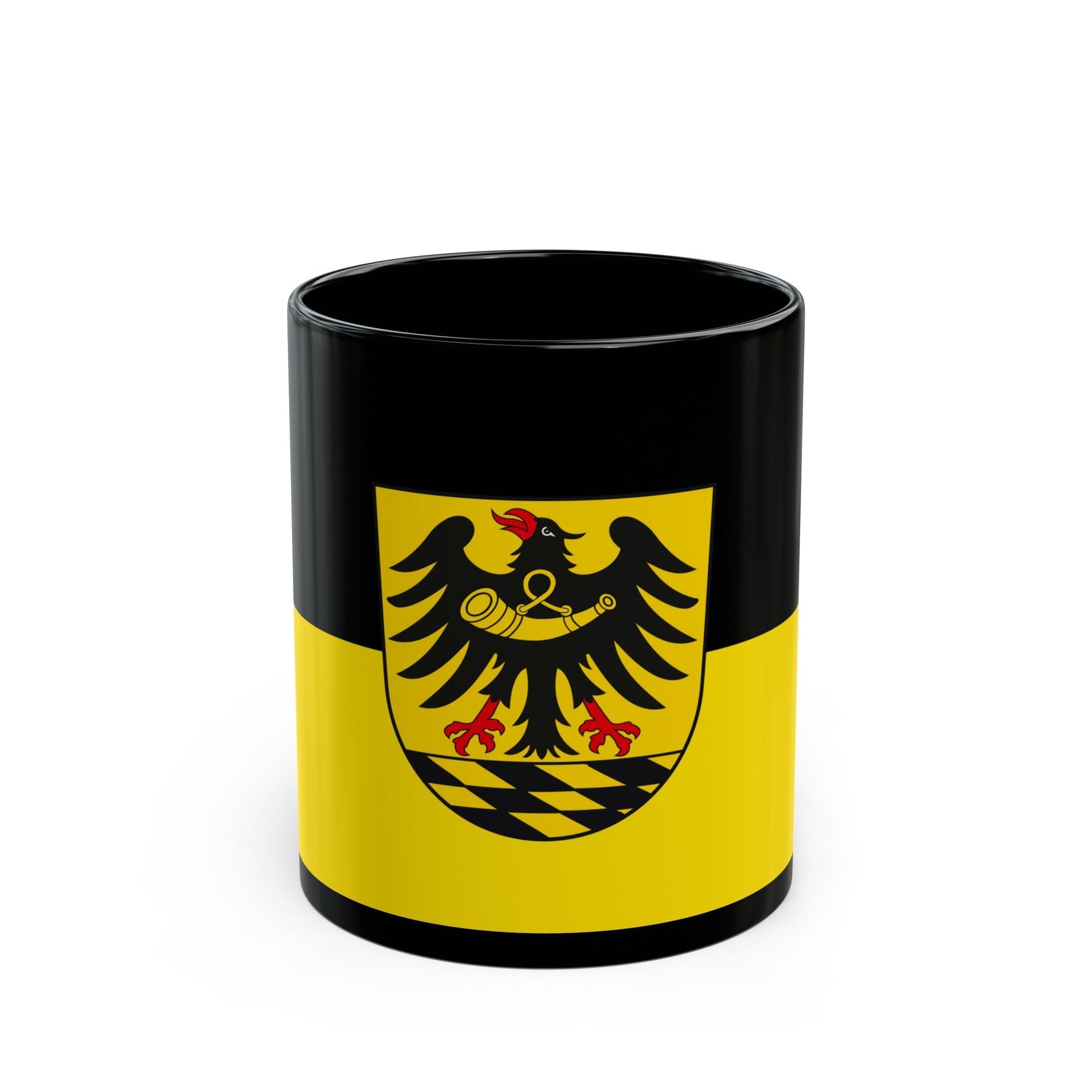 Flag of Esslingen Germany - Black Coffee Mug-11oz-The Sticker Space