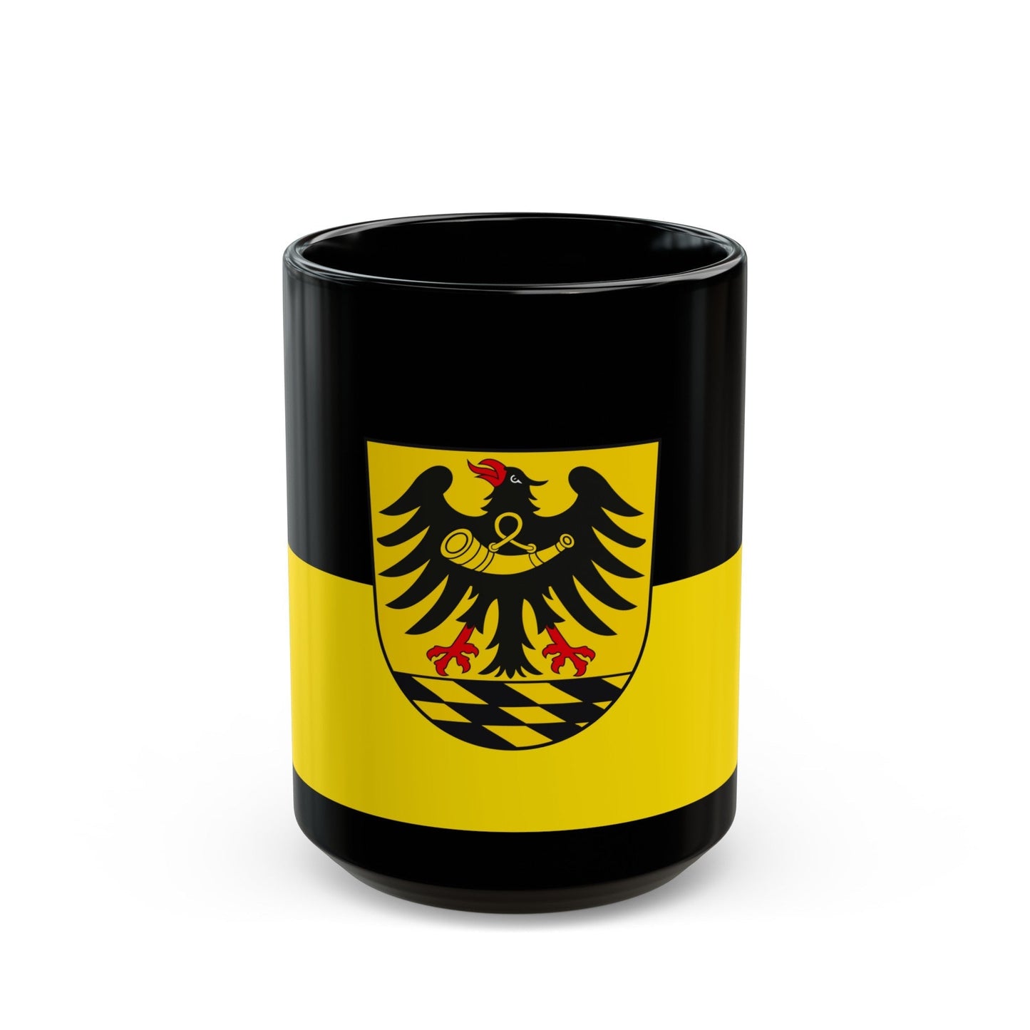 Flag of Esslingen Germany - Black Coffee Mug-15oz-The Sticker Space