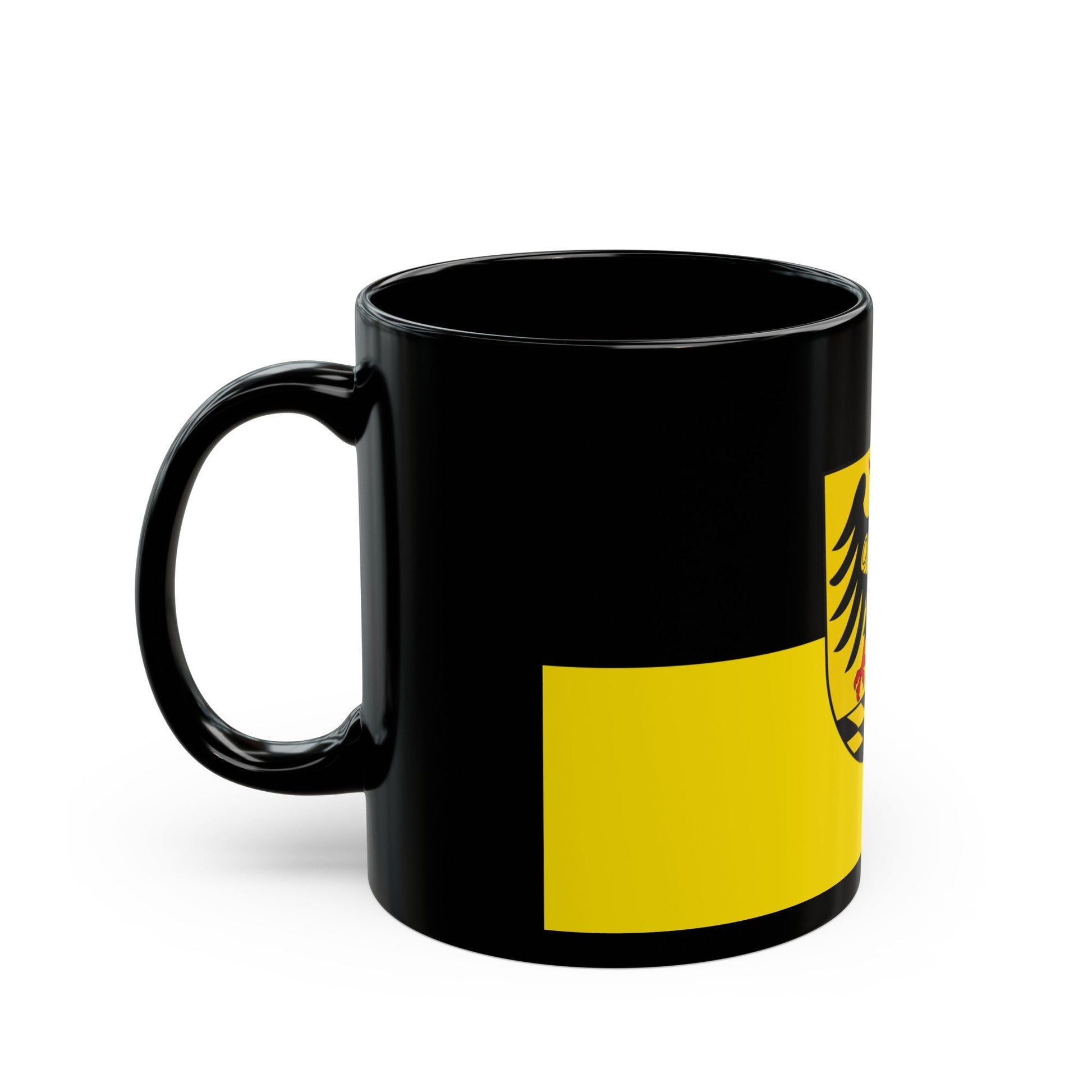 Flag of Esslingen Germany - Black Coffee Mug-The Sticker Space