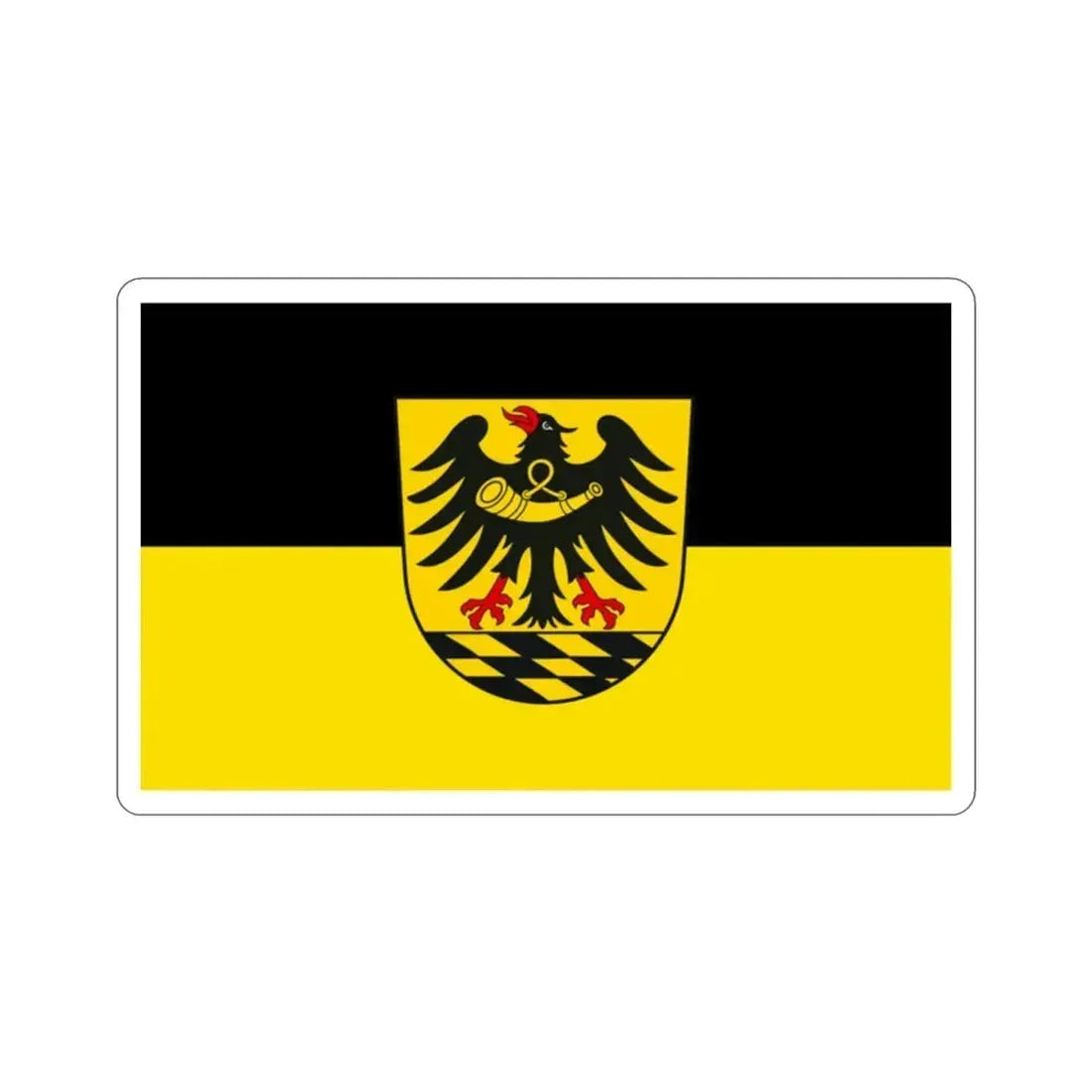 Flag of Esslingen Germany STICKER Vinyl Die-Cut Decal 2 Inch - The Sticker Space