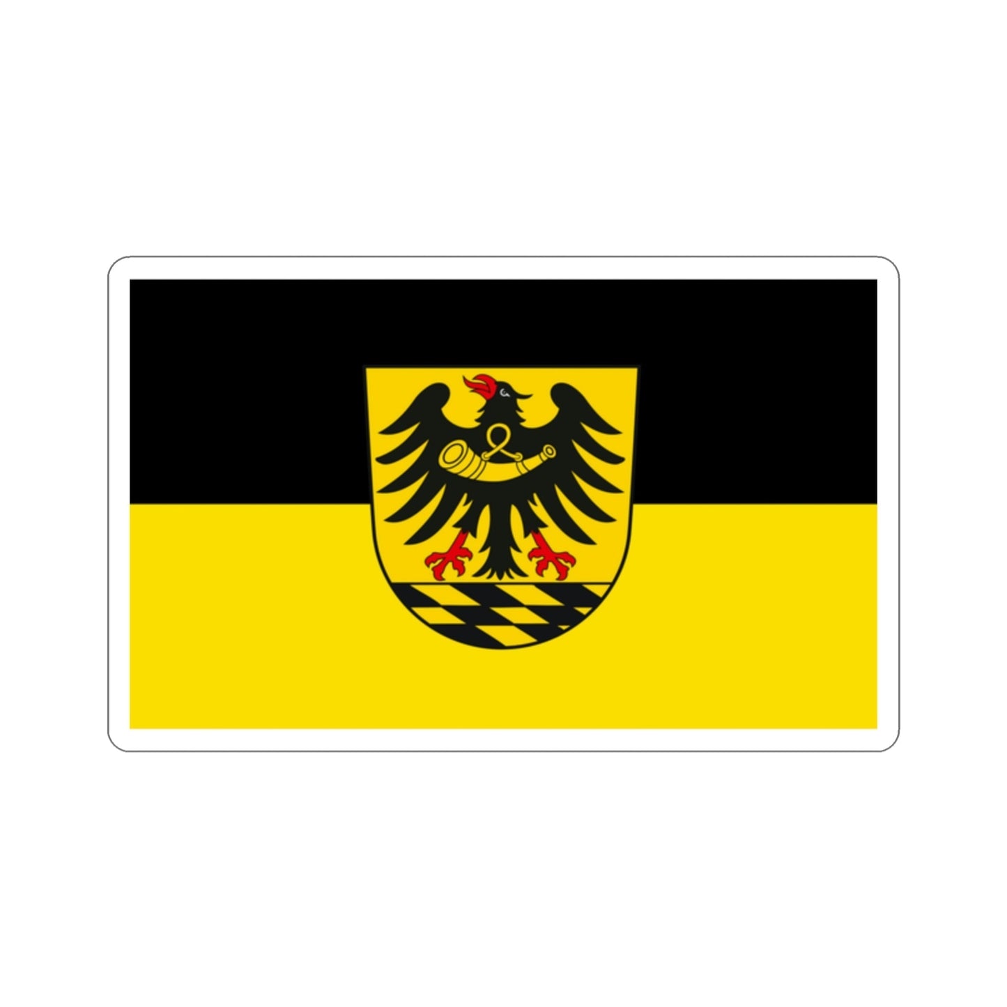 Flag of Esslingen Germany STICKER Vinyl Die-Cut Decal-2 Inch-The Sticker Space