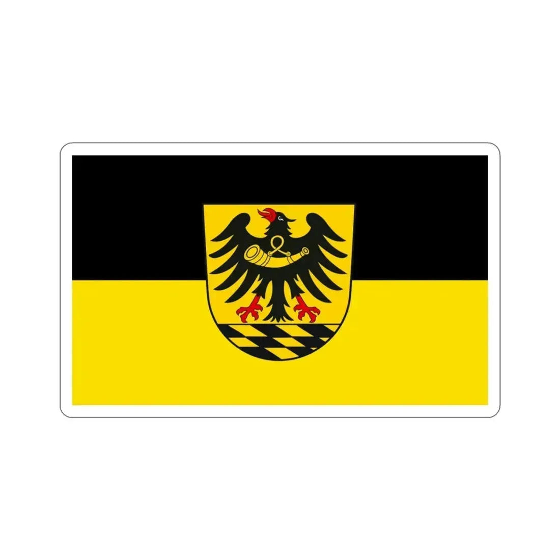 Flag of Esslingen Germany STICKER Vinyl Die-Cut Decal 3 Inch - The Sticker Space