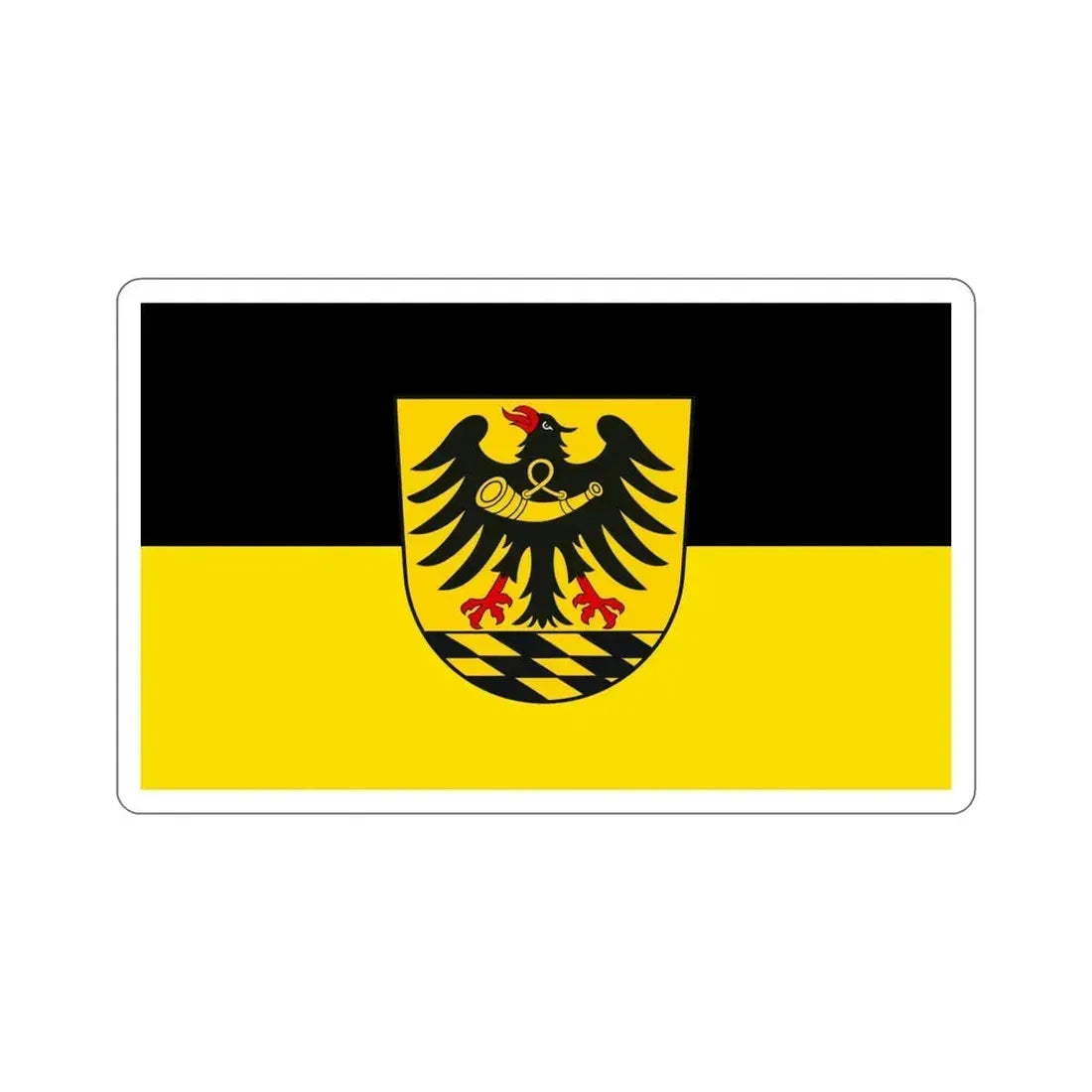 Flag of Esslingen Germany STICKER Vinyl Die-Cut Decal 5 Inch - The Sticker Space