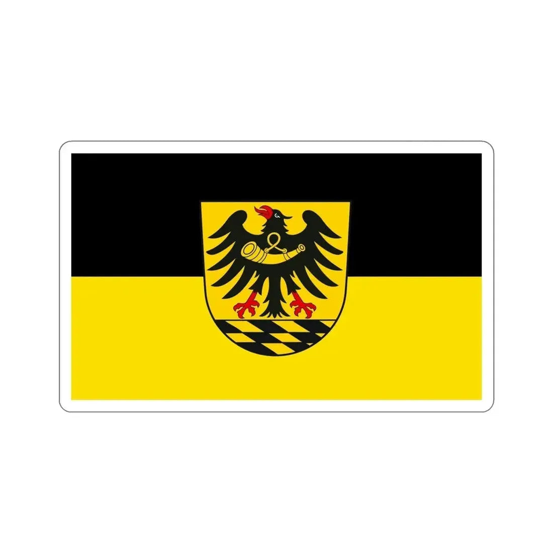 Flag of Esslingen Germany STICKER Vinyl Die-Cut Decal - The Sticker Space
