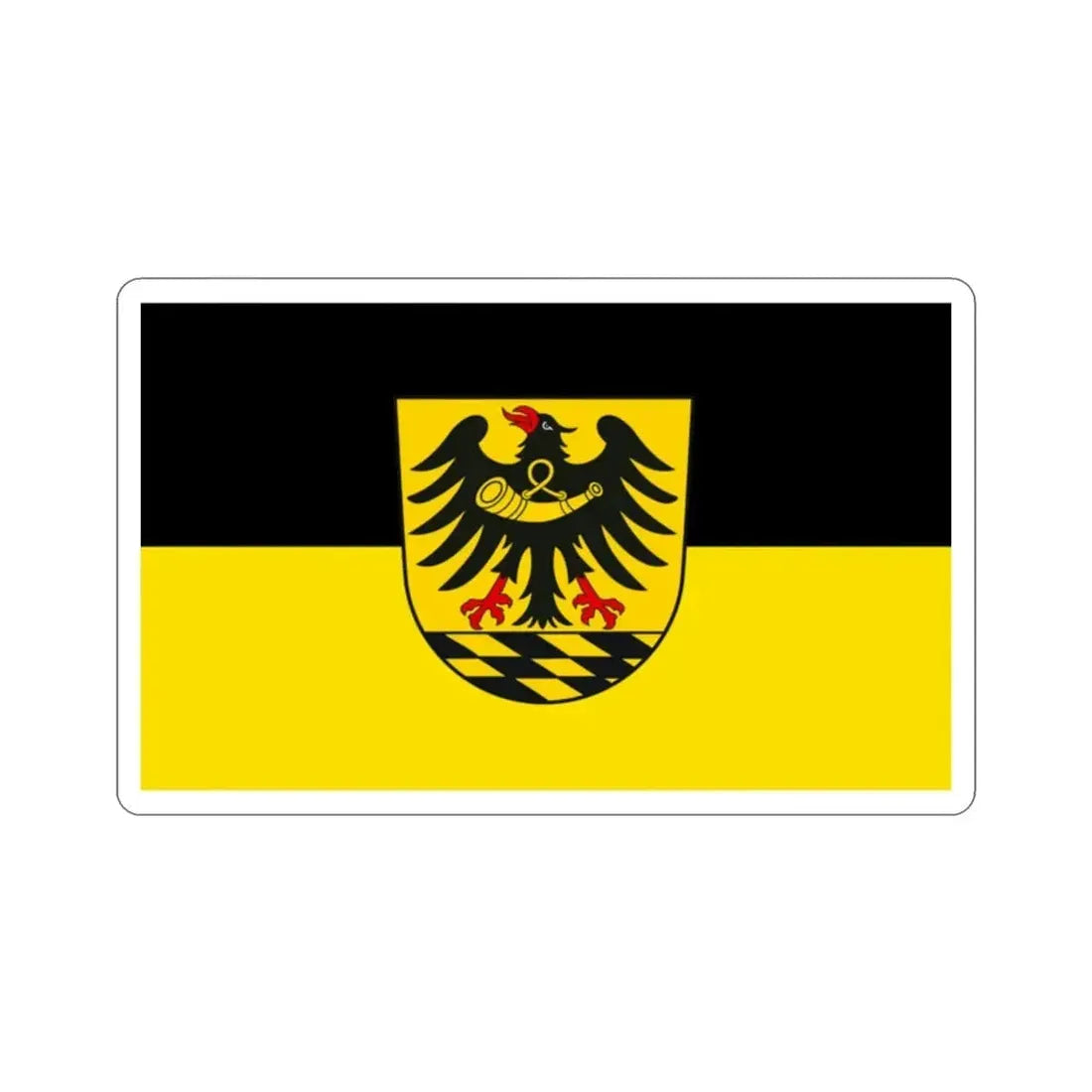 Flag of Esslingen Germany STICKER Vinyl Die-Cut Decal - The Sticker Space