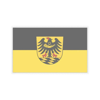Flag of Esslingen Germany - STICKER Vinyl Kiss-Cut Decal 2 Inch Transparent - The Sticker Space