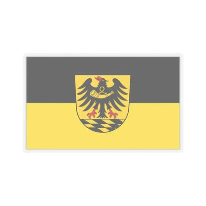 Flag of Esslingen Germany - STICKER Vinyl Kiss-Cut Decal 3 Inch Transparent - The Sticker Space