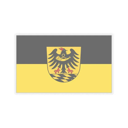 Flag of Esslingen Germany - STICKER Vinyl Kiss-Cut Decal 6 Inch Transparent - The Sticker Space