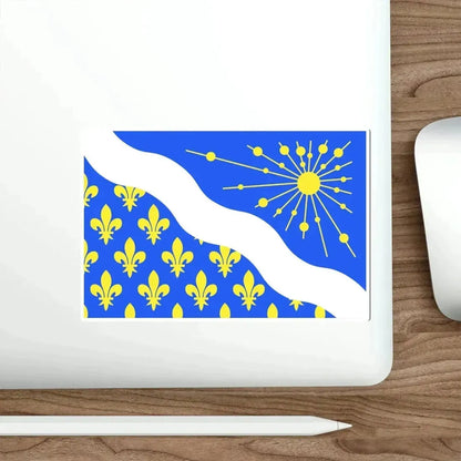 Flag of Essonne France 2 STICKER Vinyl Die-Cut Decal - The Sticker Space