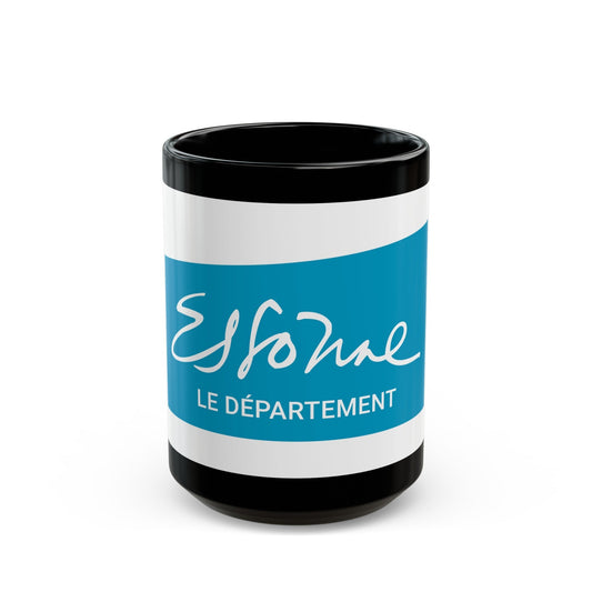 Flag of Essonne France - Black Coffee Mug-15oz-The Sticker Space