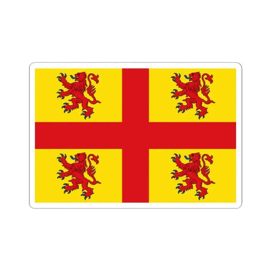 Flag of Estaimpuis (Belgium) STICKER Vinyl Kiss-Cut Decal 2 Inch White - The Sticker Space