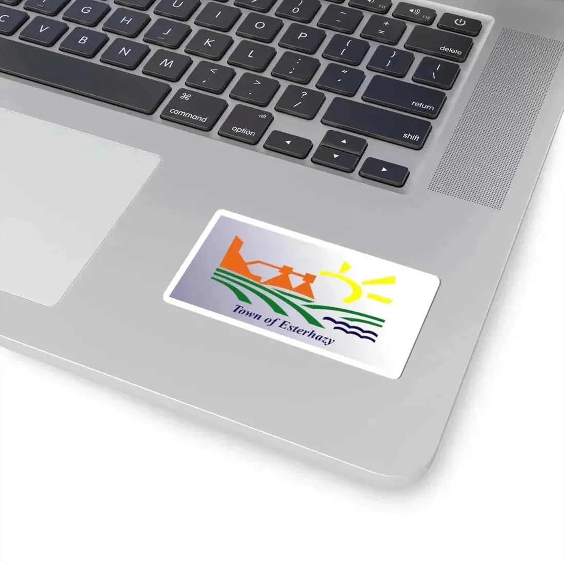 Flag of Esterhazy Saskatchewan (Canada) STICKER Vinyl Kiss-Cut Decal - The Sticker Space