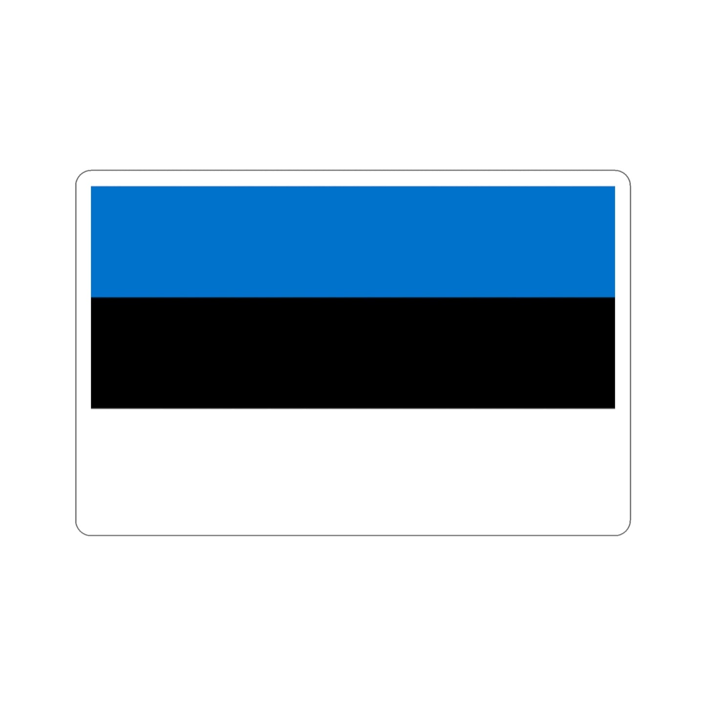 Flag of Estonia STICKER Vinyl Die-Cut Decal-2 Inch-The Sticker Space