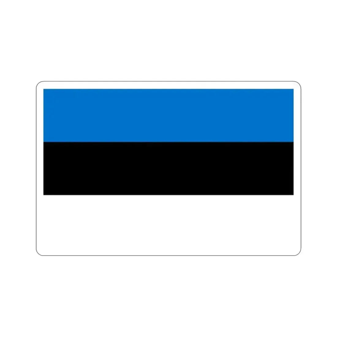 Flag of Estonia STICKER Vinyl Die-Cut Decal 2 Inch - The Sticker Space