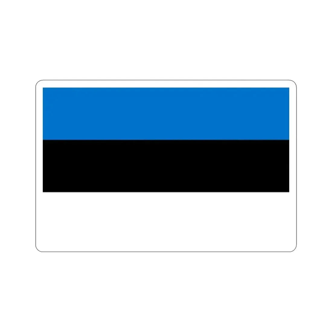 Flag of Estonia STICKER Vinyl Die-Cut Decal 2 Inch - The Sticker Space