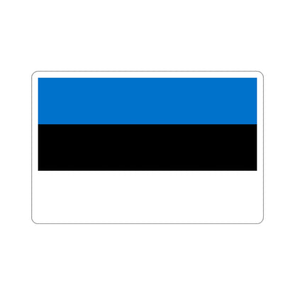 Flag of Estonia STICKER Vinyl Die-Cut Decal-4 Inch-The Sticker Space