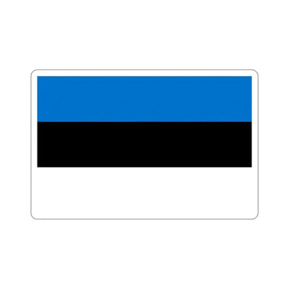 Flag of Estonia STICKER Vinyl Die-Cut Decal 4 Inch - The Sticker Space