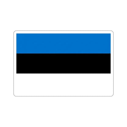 Flag of Estonia STICKER Vinyl Die-Cut Decal 4 Inch - The Sticker Space