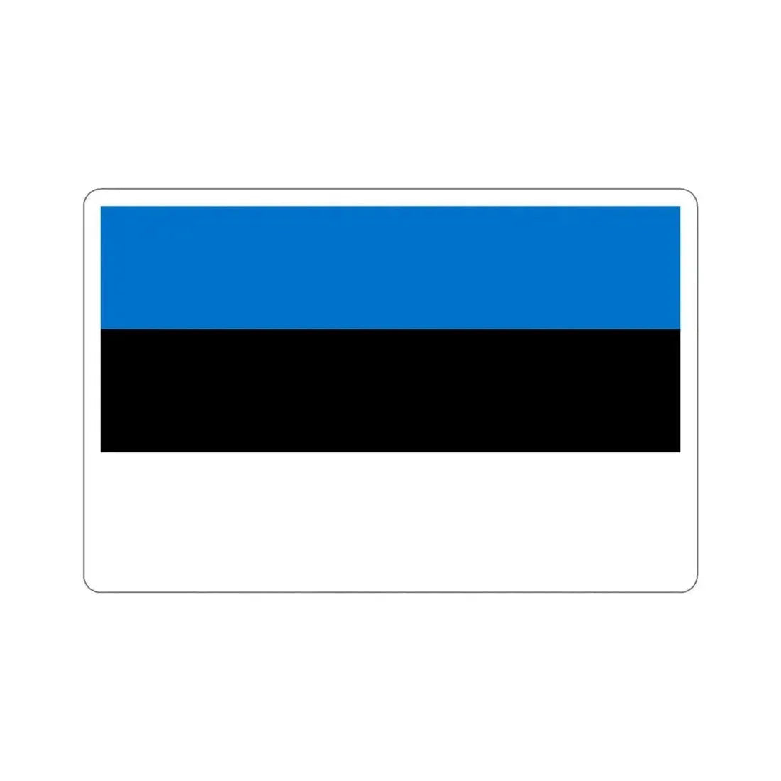 Flag of Estonia STICKER Vinyl Die-Cut Decal 5 Inch - The Sticker Space