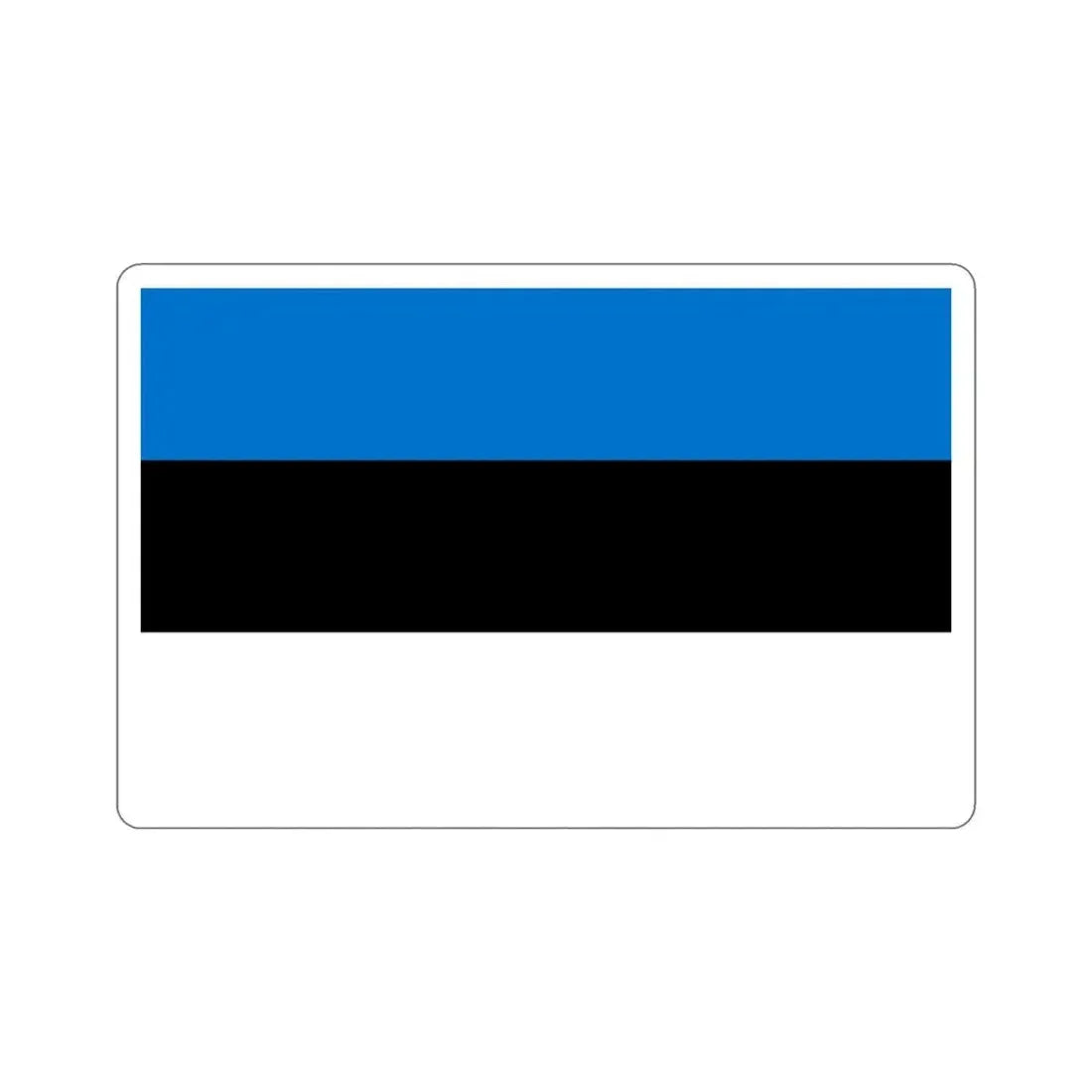 Flag of Estonia STICKER Vinyl Die-Cut Decal 5 Inch - The Sticker Space