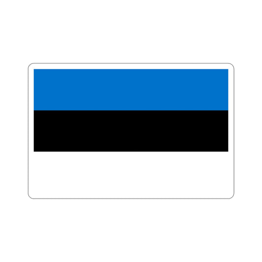 Flag of Estonia STICKER Vinyl Die-Cut Decal-6 Inch-The Sticker Space