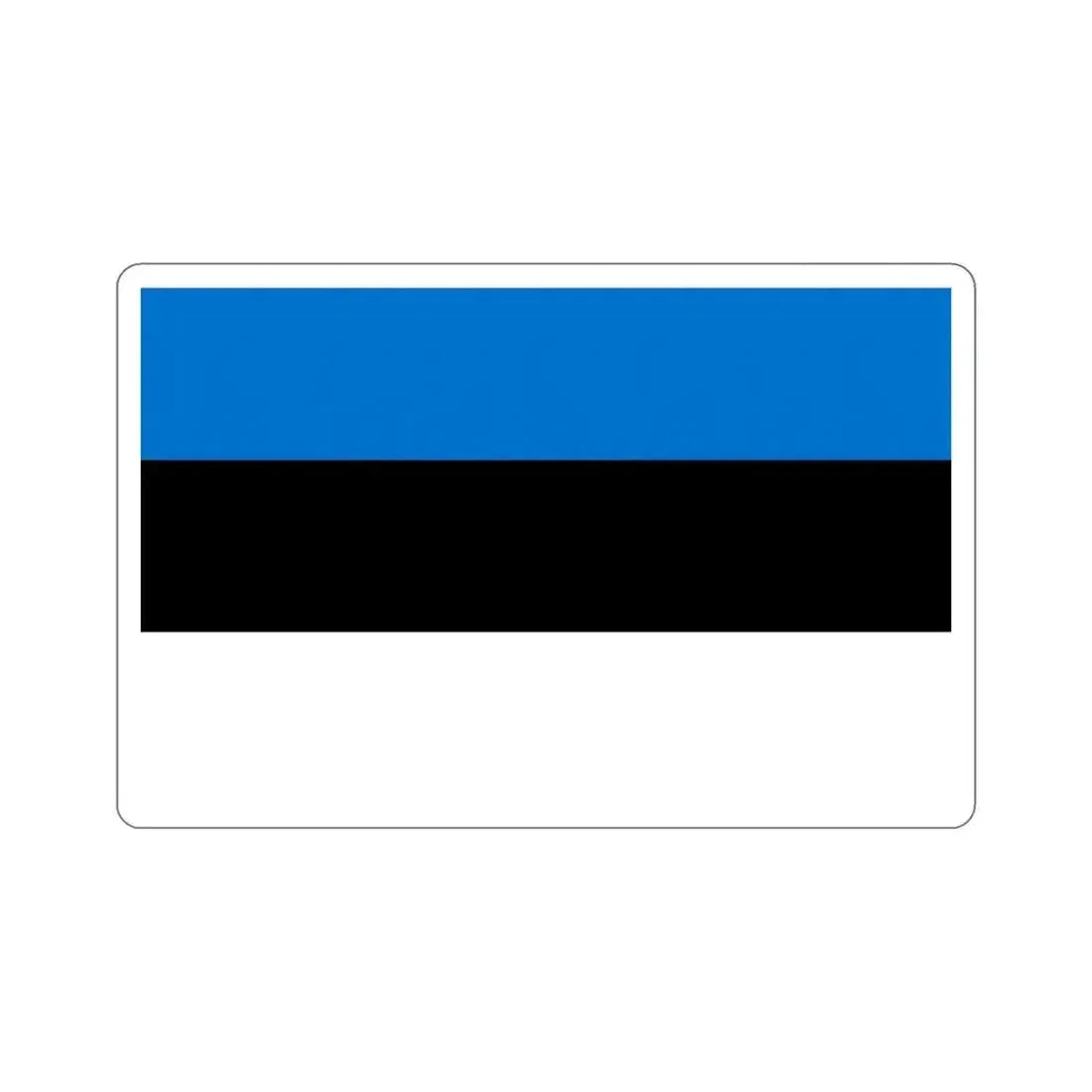 Flag of Estonia STICKER Vinyl Die-Cut Decal 6 Inch - The Sticker Space