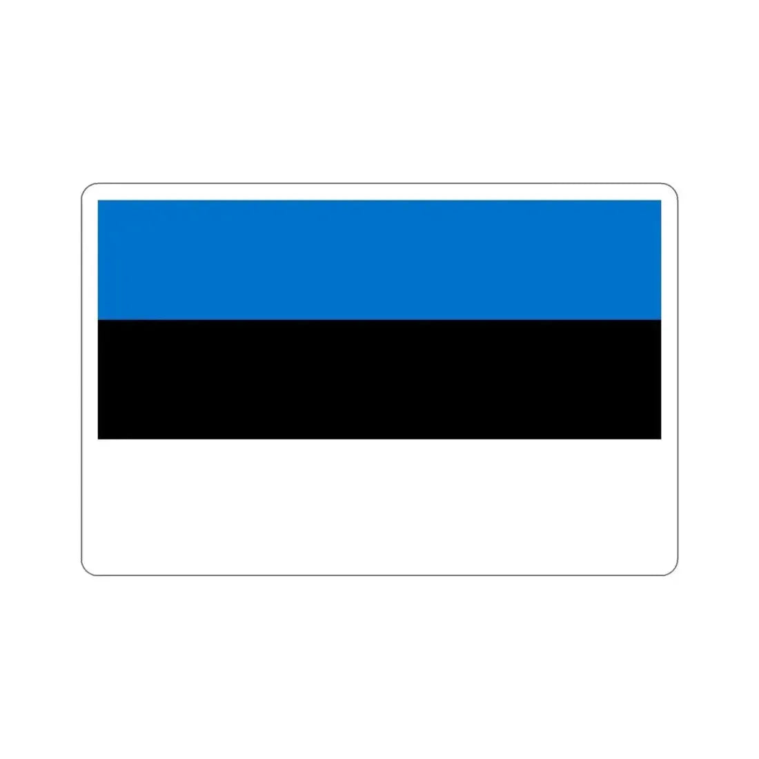 Flag of Estonia STICKER Vinyl Die-Cut Decal - The Sticker Space