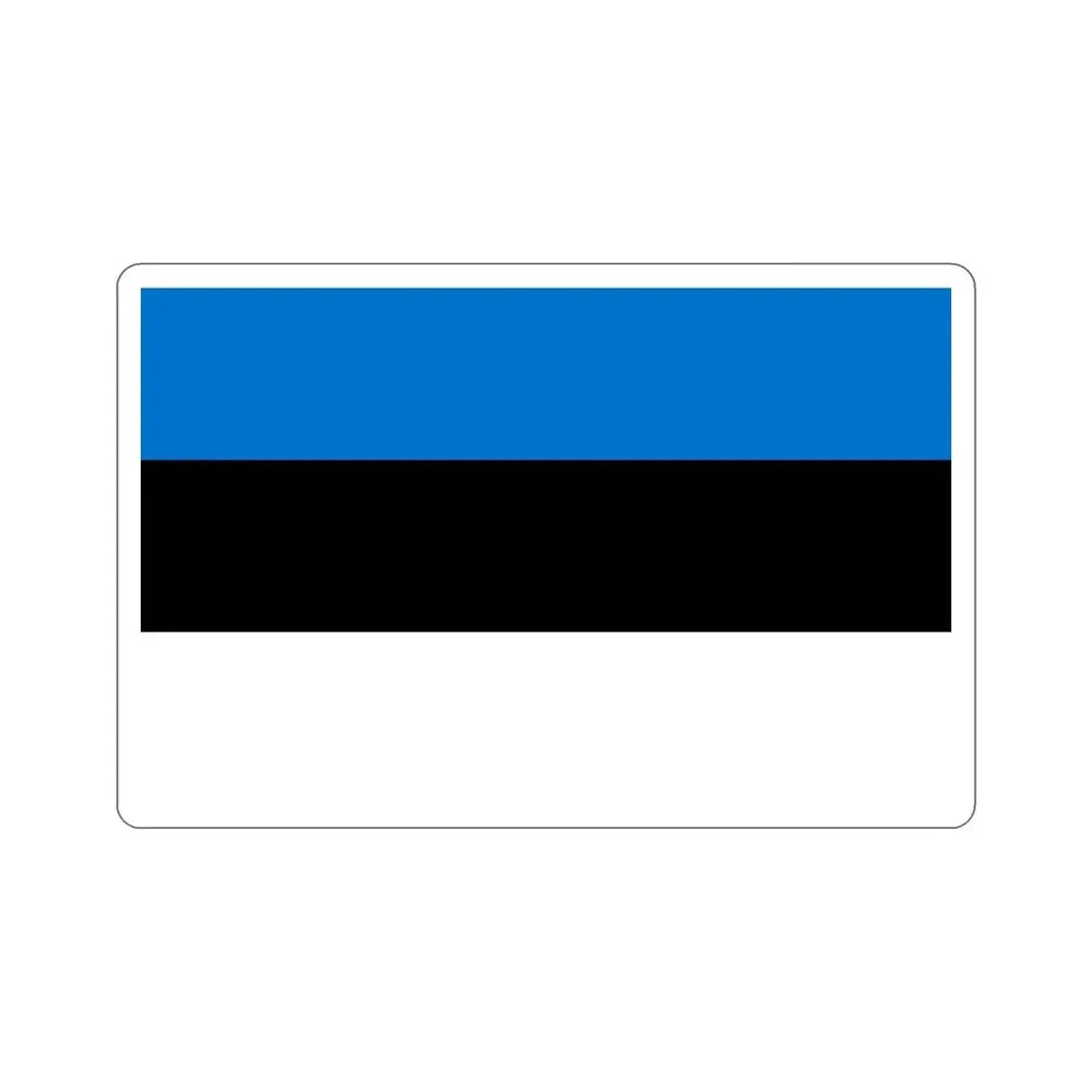 Flag of Estonia STICKER Vinyl Die-Cut Decal - The Sticker Space