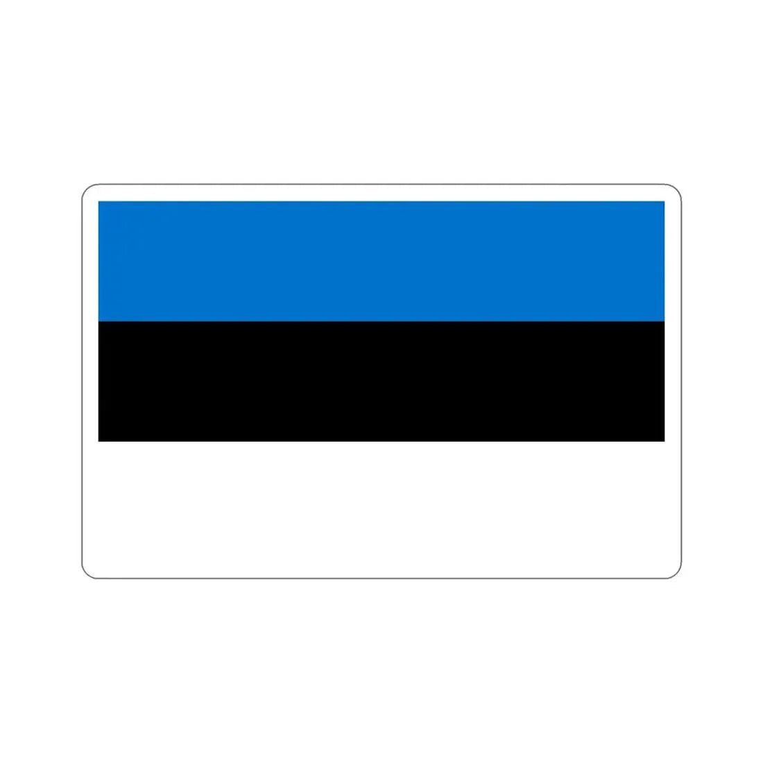 Flag of Estonia STICKER Vinyl Die-Cut Decal - The Sticker Space